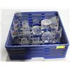Image 1 : DISH RACK /W ASSORTED GLASSWARE