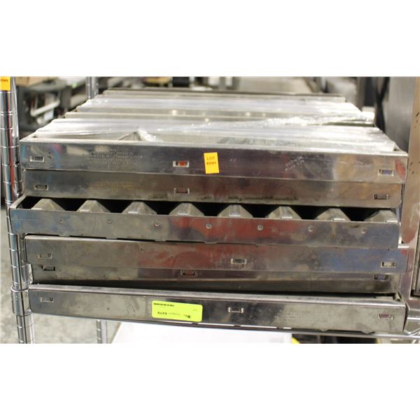 LOT OF 6 S/S GREASE FILTERS 19.5"X19.5"X1.5"