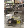 Image 1 : 4 TIER CHROME WIRE STORAGE RACK