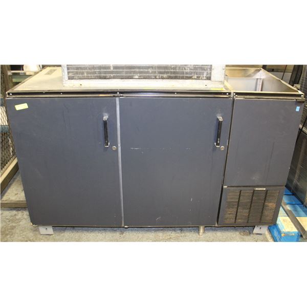 PERLICK 2 DOOR PASSTHROUGH BACK BAR COOLER