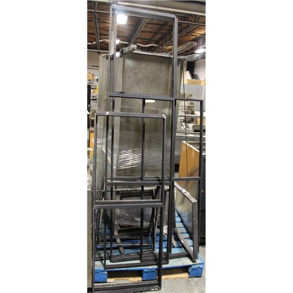 LOT OF 5 ASSORTED SIGN STANDS