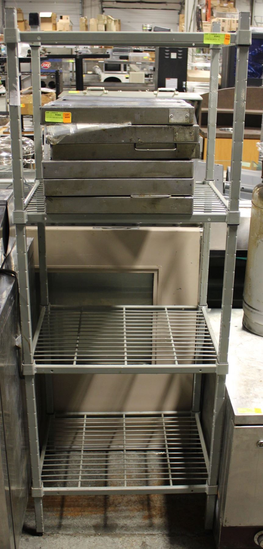 4 TIER SQUARE RACK