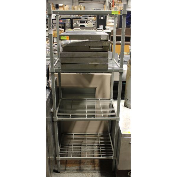 4 TIER SQUARE RACK
