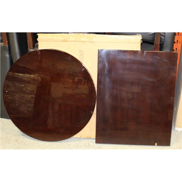 LOT OF 3 ASSORTED NEW TABLE TOPS