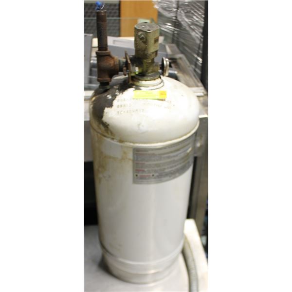 RANGE GUARD FIRE SUPPRESSION TANK APPROX. HALF FULL