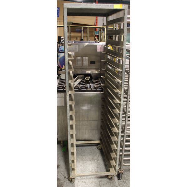 BAKERS RACK ON CASTORS
