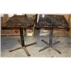 Image 1 : LOT OF 2 SQUARE DINNING TABLES 30"X24"X29.5"