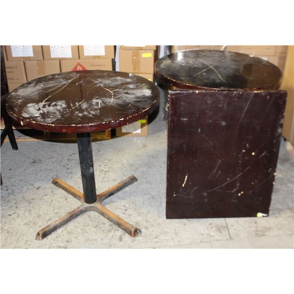 LOT OF 3  ASSORTED DINNING TABLES