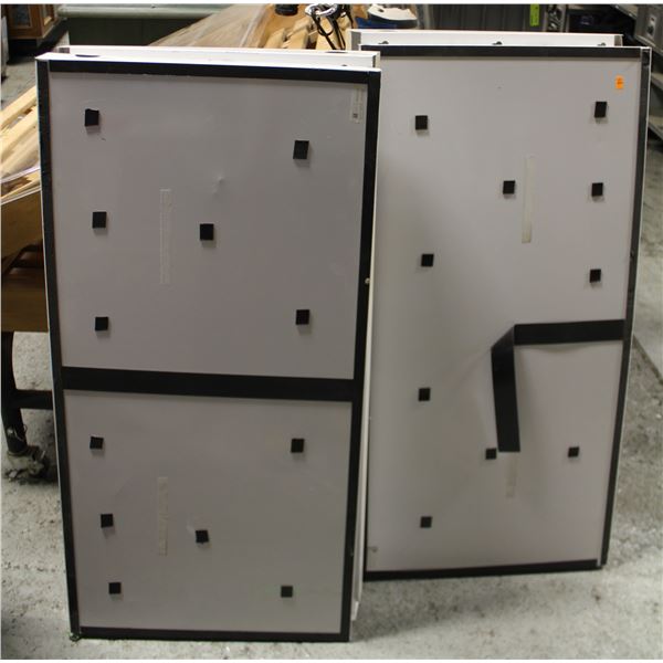 LOT OF 4 WALL MOUNT MENU BOARDS 24.5"X49.5"