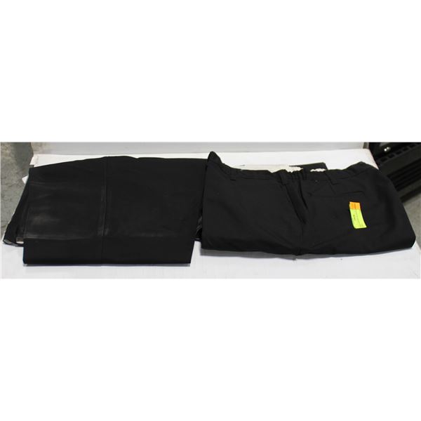 2 PAIR CULINARY BLACK PANTS SIZE 44
