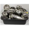 Image 1 : BUS BIN FULL OF ASSORTED STAINLESS STEEL SUNDAE