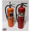 Image 1 : LOT OF 2  X 10LBS CHARGED FIRE EXTINGUISHER