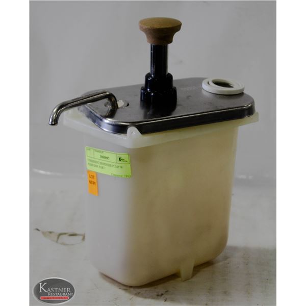 CONDIMENT DISPENSER PUMP W/ PUMP DISP. PART