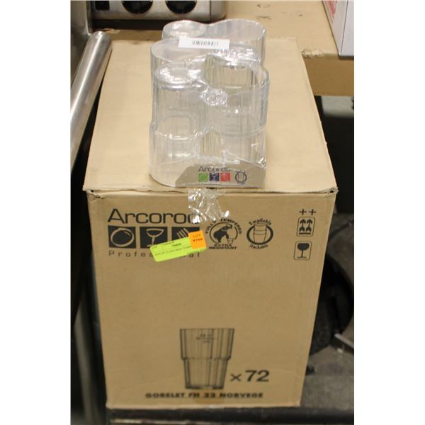 BOX OF 72 ARCOROC TUMBLERS