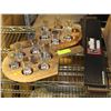 Image 1 : 2 TRAYS OF SHOT GLASSES /W 4 BAR MATS