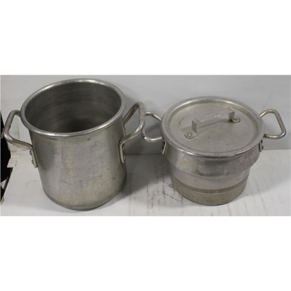 WEAREVER DOUBLE POTS 6QT & 4QT WITH LID