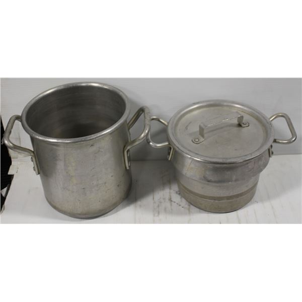 WEAREVER DOUBLE POTS 6QT & 4QT WITH LID