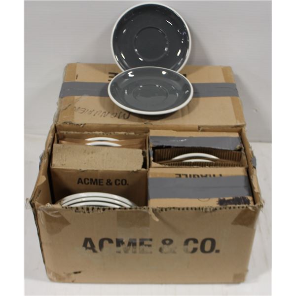 2 CASES OF 24-6" SAUCERS