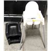 Image 1 : LOT OF 2 BOOSTERS SEATS /W HIGH CHAIR