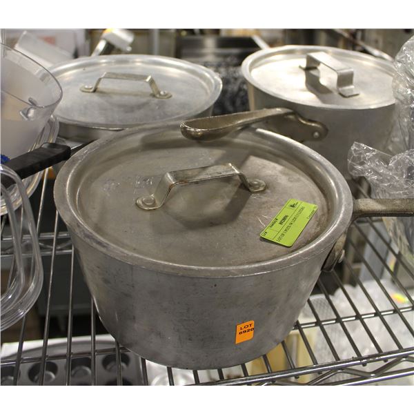 LOT OF 3 POTS /W LIDS 3.5 LITERS