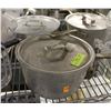 Image 1 : LOT OF 3 POTS /W LIDS 3.5 LITERS
