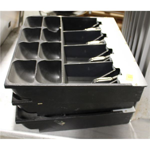 LOT OF 3 CASH DRAWERS