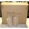 Image 1 : CASE OF 1000 PLASTIC SOUP LIDS FITS 12-16 OZ BOWLS