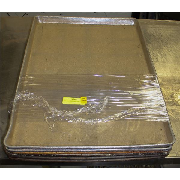 LOT OF 6 FULL SIZE BUN PANS