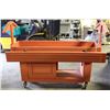 Image 1 : CAMBRO BUFFET TABLE ON CASTORS W/ UNDER STORAGE