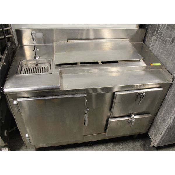 CUSTOM KITCHEN EQUIPMENT 48"X25"X43" W/