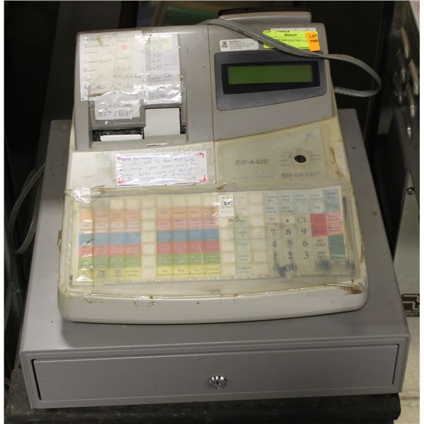 SHARP ER-A420 ELECTRIC CASH REGISTER