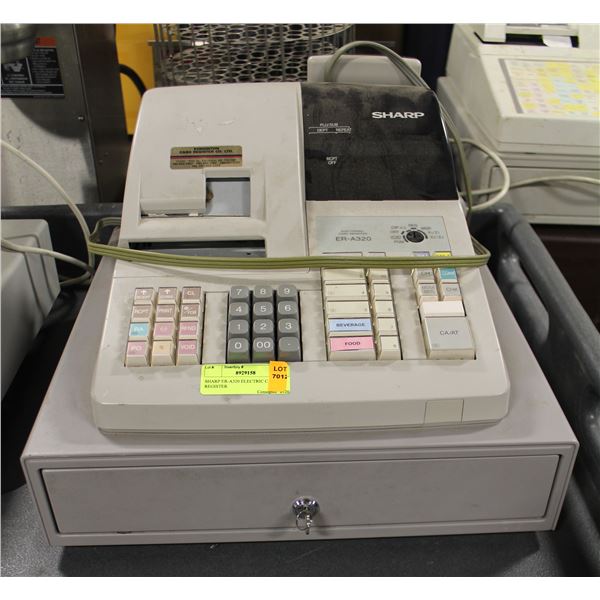 SHARP ER-A320 ELECTRIC CASH REGISTER