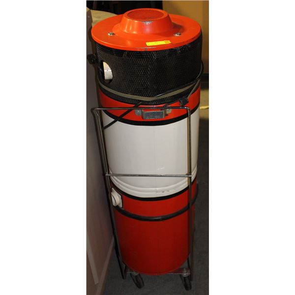 EASY FLOW WALL CENTRAL VACUUM W/ CART
