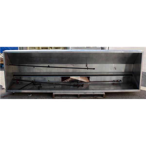 10' KITCHEN STAINLESS STEEL EXHAUST CANOPY