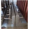Image 2 : LARGE LOT OF ASSORTED FIBERGLASS BOOTH SECTIONS