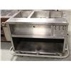 Image 1 : QUEST 3 WELL HOT FOOD TABLE ON CASTORS