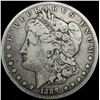Image 1 : 1889-CC Silver Morgan Dollar VF RARE DATE, ONLY 350,000 MINTED