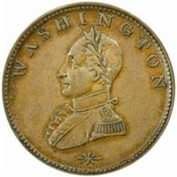 Undated Washington Double-Head 1C. EF40 PCGS. CAC