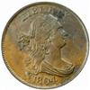 Image 1 : 1804 Half Cent. MS63 BN (PCGS).