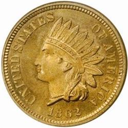 1862 Indian Cent. PR65 (PCGS).