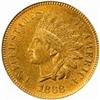 Image 1 : 1868 Indian Cent. MS65 RB (PCGS).