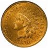 Image 1 : 1870 Indian Cent. Bold N. MS65 RB (NGC).