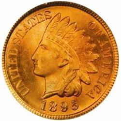 1895 Indian Cent. MS67 RD (NGC).