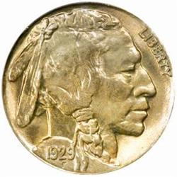 1929-S Buffalo Nickel. MS66 (PCGS).