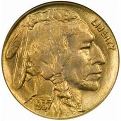 1937-D Buffalo Nickel. 3-Legged. MS64 (NGC).