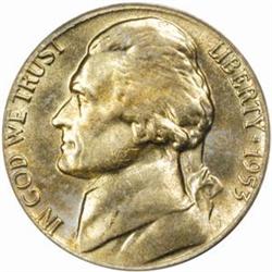 1953 Jefferson Nickel. MS65 FS (PCGS).