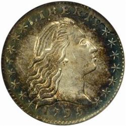 1795 Flowing Hair H10C. Rarity-3. MS66* (NGC).