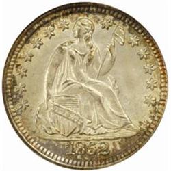1852 Seated Liberty H10C. MS66 (NGC). OH.