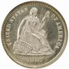 Image 1 : 1867 Seated Liberty H10C. MS67 PL (NGC).