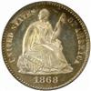 Image 1 : 1868 Seated Liberty H10C. PR65DCAM (PCGS)